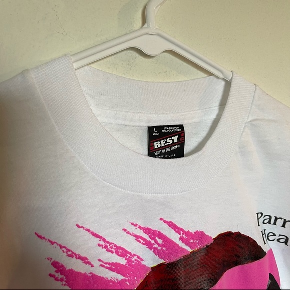 Vintage 80s 90s parrot head graphic tee shirt (bins) - Picture 4 of 8